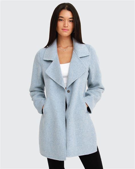 Jacket Blue Wool Blend 